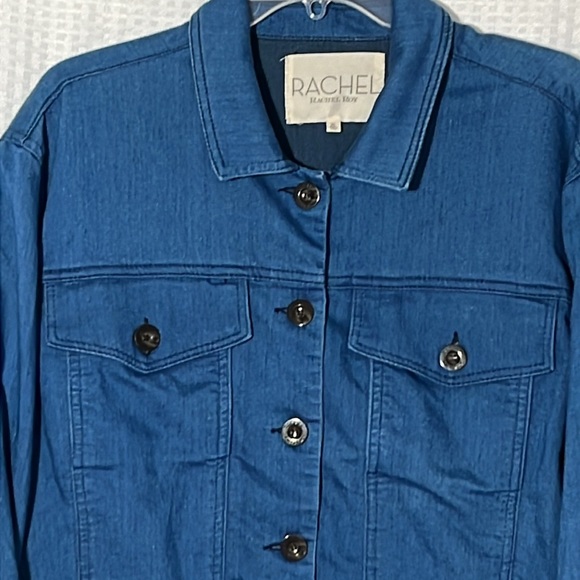 RACHEL Rachel Roy Cropped Denim Jacket - Picture 2 of 8